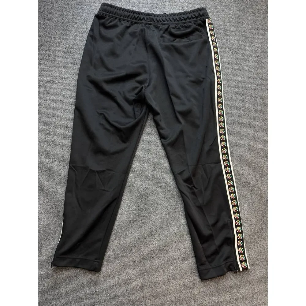 Nike Women's Track Suit Set Black Rainbow Tape Jacket Pants Size L